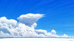  2018 blue_sky clouds commentary_request cumulonimbus_cloud dated day highres kome_(nicoseiga27949230) no_humans original outdoors scenery sky 
