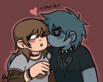 2girls genderswap_(mtf) kissing_cheek nega_scott neil_nordegraf r63 scott_pilgrim yuri