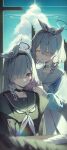  2girls absurdres arona_(blue_archive) blue_archive blue_hair braid colored_inner_hair g5_(g5_gugu) grey_eyes grey_hair highres long_hair multicolored_hair multiple_girls pink_hair plana_(blue_archive) short_hair single_braid 