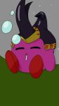 beetle_kirby closed_eyes copy_ability deviantart_username drooling highres kirby kirby:_triple_deluxe kirby_(series) open_mouth sleeping 