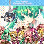  bear black_hair black_rock_shooter black_rock_shooter_(character) blonde_hair blue_eyes chibi crane_game earmuffs green_eyes hatsune_miku headphones kagamine_len kagamine_rin long_hair megurine_luka miki_(vocaloid) mintchoco pink_eyes pink_hair sf-a2_miki smile takoluka vocaloid 