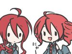  chibi drill_hair kasane_ted kasane_teto md5_mismatch naruko_(ectoplazm) red_hair redhead twintails utau 