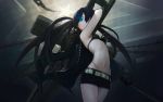  arm_cannon artist_request black_rock_shooter midriff nfb-zmc twintails wallpaper weapon 