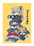  &gt;_&lt; 404_(girls&#039;_frontline) 404_logo_(girls&#039;_frontline) 4girls :&gt; :3 :d anger_vein animal_ears arm_up armband beret binoculars black_headwear black_jacket black_ribbon blank_eyes blunt_bangs blush blush_stickers brown_hair cat_ears chibi chinese_commentary club_hair_ornament coat commentary_request dogpile drooling g11_(girls&#039;_frontline) girls_frontline gloom_(expression) green_coat green_headwear grey_hair hair_between_eyes hair_ornament hair_ribbon hairclip hat headband headpat hk416_(girls&#039;_frontline) holding holding_binoculars jacket jitome long_hair long_sleeves lying multiple_girls nervous_sweating o_o on_stomach one_side_up open_mouth red_headband ribbon scar scar_across_eye shaded_face sleeves_past_fingers sleeves_past_wrists smile standing su_xiao_jei sweat translation_request triangle_mouth twintails ump45_(girls&#039;_frontline) ump9_(girls&#039;_frontline) v-shaped_eyes very_long_hair wavy_mouth xd yellow_background yellow_eyes 
