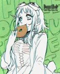  donut_hole_(vocaloid) doodles doughnut eating food goggles goggles_on_head gumi jewelry necklace non-web_source vocaloid 