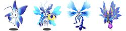  antennae arthropod_girl black_eyes bug butterfly butterfly_wings digimon digimon_adventure digimon_adventure:_last_evolution_kizuna eosmon_adult eosmon_perfect eosmon_ultimate exoskeleton floating hexagon highres insect_wings morphomon official_art simple_background white_background wide_image wings 