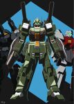  beam_cannon commentary_request comparison earth_federation gm_iii gundam highres hiwa_industry jeddah jesta_cannon mecha mobile_suit moon_gundam no_humans original radio_antenna redesign robot science_fiction shield shoulder_cannon signature 