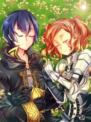 1boy 1girl couple cynthia_(fire_emblem) fire_emblem fire_emblem_awakening morgan_(fire_emblem) morgan_male sleeping