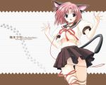  animal_ears catgirl leash seifuku suzuhira_hiro 