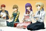  emiya_shirou fate/stay_night food fujimura_taiga matou_sakura saber 