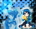  2000 blue_eyes blue_hair folder glasses maneki_neko os os-tan photoshop ufo_princess_valkyrie wallpaper windows 