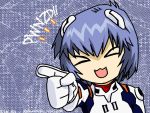  ayanami_rei chibi neon_genesis_evangelion pointing tagme 