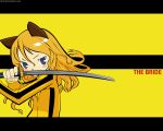  animal_ears catgirl kill_bill kuroboshi_kouhaku sword vector yellow 