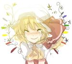  blonde_hair cats_brain closed_eyes crying face flandre_scarlet sketch smile tears touhou wings 