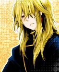  allo5r blonde_hair earrings formal hair_over_one_eye heterochromia jewelry long_hair male pandora_hearts solo vincent_nightray 