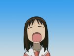  black_hair closed_eyes highres kasuga_ayumu long_hair open_mouth school_uniform sleepy yawning 