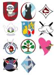  absurdres annotated badge bunny dog emblem fox heart highres kuji_kanesada ser strike_witches teapot 