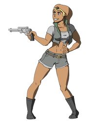  alien blaster_(star_wars) dealer gun highres jedi littlemisscalculated mercenary original rene_amurenne revolver science_fiction smuggler star_wars tomboy twi&#039;lek weapon 