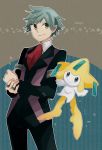  jirachi male pokemon pokemon_(game) pokemon_rse silver_hair tsuwabuki_daigo yellow_eyes 
