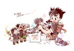  ... 6+boys animal_ears bandaid bandaid_on_face bandaid_on_nose blue_sclera blush brown_eyes brown_hair chibi closed_mouth color_coordination colored_sclera commentary dog_boy dog_ears dog_tail flower full_body furry furry_male gakuran hand_fan hand_tattoo heart heterochromia high_ponytail holding holding_baton holding_fan kensan_(isizakirie) lifting_person looking_at_another lying male_focus masanori_(housamo) masashi_(housamo) moritaka_(housamo) multiple_boys nobumichi_(housamo) on_back open_mouth petals protagonist_1_(housamo) red_scarf red_sclera scar scar_on_arm scarf school_uniform shino_(housamo) shirt short_hair simple_background sleeves_rolled_up smile sparkle speech_bubble standing star_tattoo sweat tadatomo_(housamo) tail tanetomo_(housamo) tattoo thick_eyebrows thought_bubble tokyo_afterschool_summoners translation_request upper_body white_background white_shirt yasuyori_(housamo) yoshito_(housamo) 