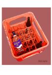  alcohol beer beer_bottle border bottle crate dated matsuyama_kojika no_humans original still_life white_border 