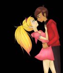 1boy 1girl blonde_hair blue_eyes brown_eyes brown_hair couple horns marco_diaz star_butterfly star_vs_the_forces_of_evil