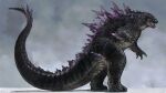 202vincent absurdres animal elbow_spikes evolved_godzilla giant giant_monster godzilla godzilla_(monsterverse) godzilla_(series) godzilla_x_kong_:_the_new_empire highres kaijuu long_tail monster reptile reptilian solo spikes tail 