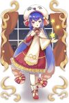  1girl :o ahoge ankle_boots bell blue_eyes blue_hair boots bow bowtie braid capelet christmas curtains dress eel_hat full_body gradient_hair hair_bow hair_ornament hand_up highres jitome long_hair long_sleeves looking_at_viewer low-braided_long_hair multicolored_eyes multicolored_hair namari_tera_honoka neck_bell night night_sky otomachi_una outstretched_hand red_bow red_bowtie red_dress red_eyes redhead sidelocks sky solo standing star_(symbol) star_hair_ornament streaked_hair twin_braids twintails two-tone_hair very_long_hair vocaloid white_capelet white_headwear window 