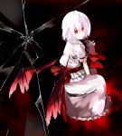  broken_glass glass hat hat_removed headwear_removed highres remilia_scarlet touhou wings zashiki 