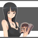  black_hair book chikachan fourth_wall long_hair manga_(object) nico_robin one_piece reading wanted! 