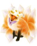  aoihaiirousagi fox hat touhou yakumo_ran yakumo_ran_(fox) yellow_eyes 