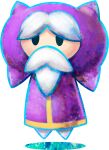  1boy artist_request beard black_eyes blue_outline eldream facial_hair full_body highres long_sleeves looking_ahead male_focus mario_&amp;_luigi:_dream_team mario_&amp;_luigi_rpg midair mustache official_art old old_man outline outstretched_arms pants pi&#039;illo pillow purple_hood purple_robe purple_sleeves robe shirt short_hair sleeves_past_fingers sleeves_past_wrists solid_oval_eyes solo super_mario_bros. tile_floor tiles transparent_background very_short_hair white_pants white_shirt wide_sleeves 