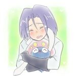  blush closed_eyes crying hug inkay james_(pokemon) open_mouth pokemon pokemon_(anime) pokemon_(creature) pokemon_xy_(anime) sad team_rocket tears u_u_jtk 