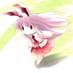  alternate_color bunny_ears highres open_mouth pink_hair rabbit_ears reisen_udongein_inaba running touhou yume_shokunin 