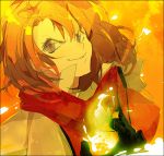  fire my-otome naye orange_hair scarf tokiha_mai 