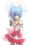  ayasaki_hayate bad_id blue_eyes blue_hair bunny_ears crossdressinging hayate_no_gotoku! mashiro_pima rabbit_ears short_hair thigh-highs thighhighs trap 