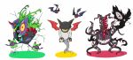  abbadomon abbadomon_core algomon_baby_ii algomon_ultimate claws crossed_legs deathmon demon digimon looking_at_viewer monster red_eyes rumor_den shadow sharp_teeth simple_background smile soundbirdmon tail teeth tentacles white_background wings yellow_eyes 