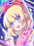  1girl ahoge blonde_hair blue_eyes bow child dress hair_bow happy looking_at_viewer mother_(game) mother_2 paula_(mother_2) pink_dress short_hair short_sleeves smile solo user_pkrx4332 v 