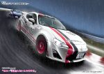  artist_name autopolis car highres license_plate mazda mazda_rx-8 motor_vehicle plus_minus_(plumin) race_vehicle racecar racetrack rain shadow super_gt toyota toyota_86 toyota_gazoo_racing translation_request vehicle_focus vehicle_name web_address 