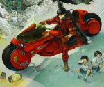  akira cyberpunk huge_weapon kaneda_shoutarou karuta_shiki lowres male motor_vehicle motorcycle red riding science_fiction sitting solo vehicle weapon 