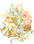 highres legomaru nazrin tail touhou traditional_media watercolor_(medium)