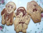  :p asahina_mikuru biscuit cookie cooking food hairband maid nagato_yuki ribbon school_uniform suzumiya_haruhi suzumiya_haruhi_no_yuuutsu tongue wink 