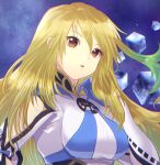  1girl blonde_hair breasts brown_eyes long_hair looking_at_viewer milla_maxwell murata_tefu open_mouth solo star_(sky) tales_of_(series) tales_of_xillia tales_of_xillia_2 