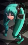  android aqua_hair hatsune_miku highres legs robot_joints shiteyan&#039;yo shiteyan'yo solo sukabu twintails vocaloid 