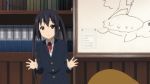  animated_gif black_hair blazer k-on! lowres nakano_azusa no_thanks outstretched_hand rejection ton-chan turtle twintails 