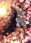  autumn highres katahira_masashi kochiya_sanae touhou 