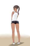  buruma dark_skin gym_uniform legs original poin_(pixiv) ponytail solo tan 