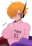  absurdres breasts dr._vegapunk highres large_breasts non-web_source one_piece pink_eyes vegapunk vegapunk_lilith 