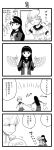  amagi_yukiko comic fan folding_fan kida_yu monochrome narukami_yuu persona persona_4 satonaka_chie seta_souji translated translation_request 