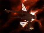  battleship_(eve_online) clown84 commentary_request eve_online flying from_side military_vehicle minmatar_republic_(eve_online) nebula no_humans outdoors partial_commentary science_fiction sky space spacecraft star_(sky) starry_sky tempest_(eve_online) vehicle_focus 